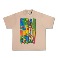Burro autism american flag Urban Heavy Tee - MaliasSmallBusiness