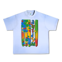 Autism American Flag Urban Heavy Tee | Teevron