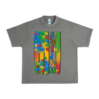 Tornado autism american flag Urban Heavy Tee - MaliasSmallBusiness