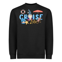 Black cruise life sailor gnome Heavyweight Sweatshirt - MaliasSmallBusiness