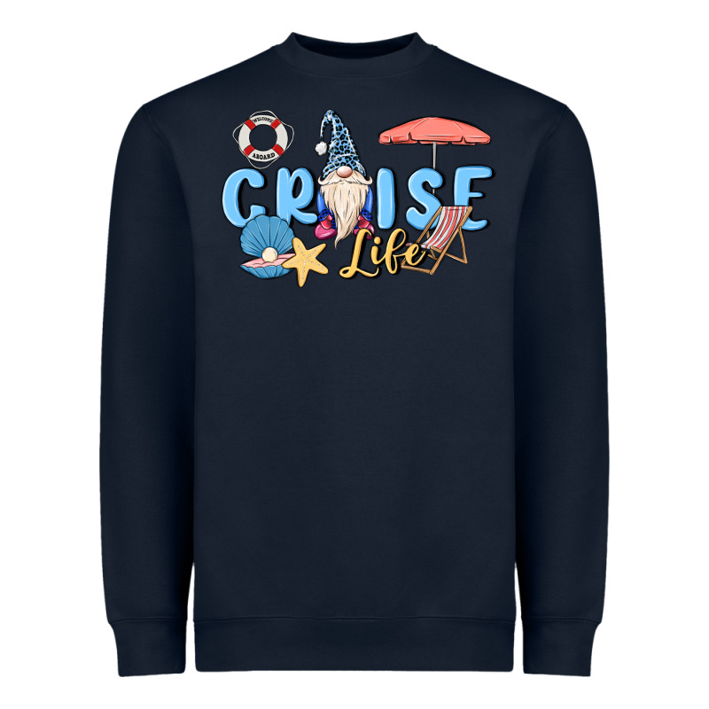 Cruise Life Sailor Gnome Heavyweight Sweatshirt by MaliasSmallBusiness | Teevron