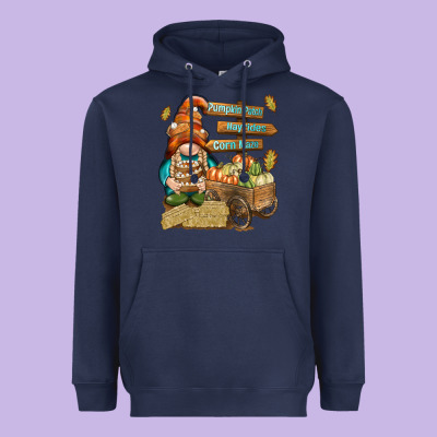 Pumpkin Patch Hayrides And Corn Maze Heavyweight Hoodie Designed By Nancycooperartshop