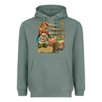 Sage Pumpkin patch hayrides and corn maze Heavyweight Hoodie - NancyCooperArtShop