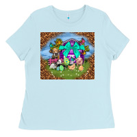 Baby Blue Farm animal easter tumbler Easter Day Ladies Tee - Neo Western