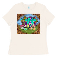 Farm Animal Easter Tumbler Easter Day Ladies Tee | Teevron