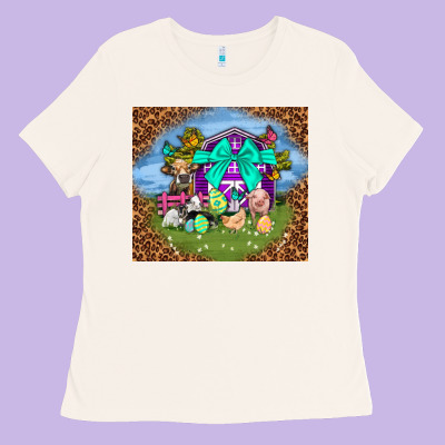 Farm Animal Easter Tumbler Easter Day Ladies Tee Designed By Neo Western