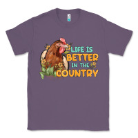 Lavender life is better in the country Classic Tee - MaliasSmallBusiness
