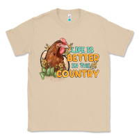 Mushroom life is better in the country Classic Tee - MaliasSmallBusiness