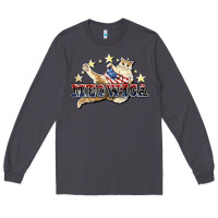 Smoke meowica cat Long Sleeve Tee - NancyCooperArtShop