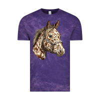 Cloud Purple appaloosa horse Vintage Tee - LillyAllenDesigns