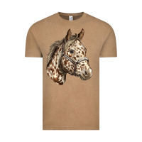 Vintage Coffee appaloosa horse Vintage Tee - LillyAllenDesigns