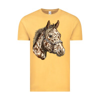 Vintage Mustard appaloosa horse Vintage Tee - LillyAllenDesigns