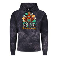 Cloud Black my first thanksgiving turkey Vintage Hoodie - Jasminsmagicworld