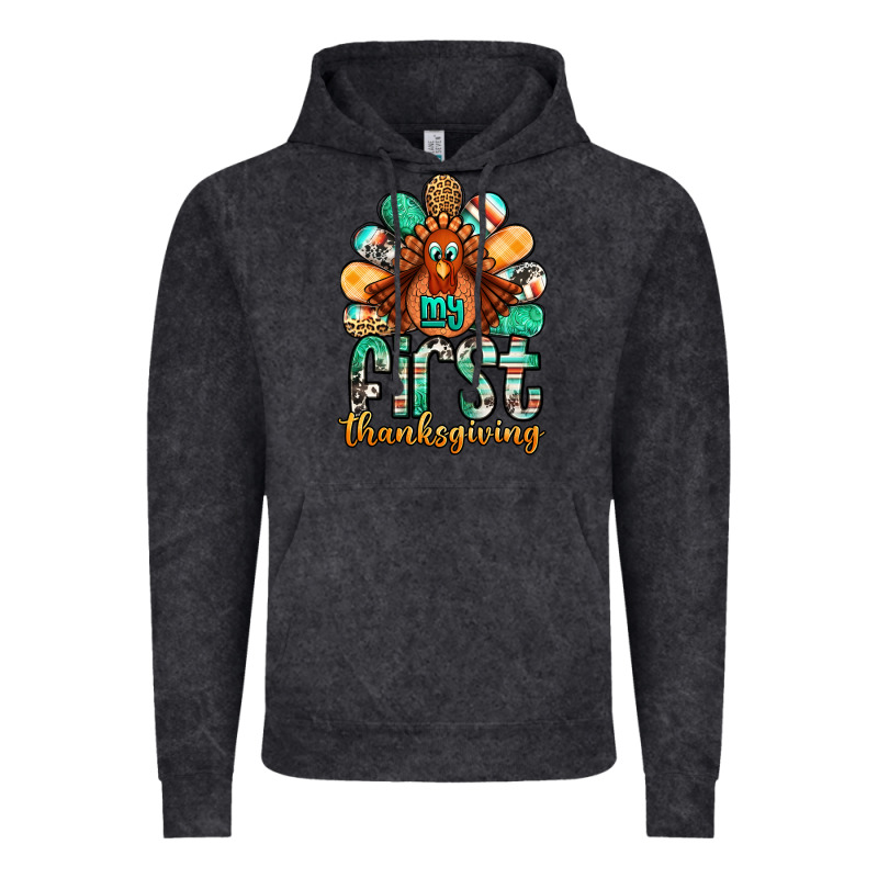 My First Thanksgiving Turkey Vintage Hoodie by Jasminsmagicworld | Teevron