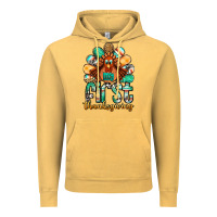 Vintage Mustard my first thanksgiving turkey Vintage Hoodie - Jasminsmagicworld