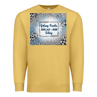 Antique Gold feeling kinda idgaf ish today with leopard and gli Premium Sweatshirt - TumblerDesignByShophia