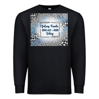Black feeling kinda idgaf ish today with leopard and gli Premium Sweatshirt - TumblerDesignByShophia