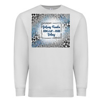 Dove Grey feeling kinda idgaf ish today with leopard and gli Premium Sweatshirt - TumblerDesignByShophia