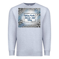 Heather Grey feeling kinda idgaf ish today with leopard and gli Premium Sweatshirt - TumblerDesignByShophia
