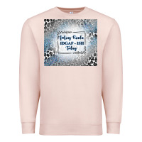 Pale Pink feeling kinda idgaf ish today with leopard and gli Premium Sweatshirt - TumblerDesignByShophia