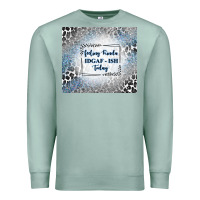 Seafoam feeling kinda idgaf ish today with leopard and gli Premium Sweatshirt - TumblerDesignByShophia