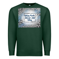 Sports Green feeling kinda idgaf ish today with leopard and gli Premium Sweatshirt - TumblerDesignByShophia