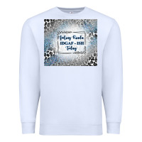 White feeling kinda idgaf ish today with leopard and gli Premium Sweatshirt - TumblerDesignByShophia