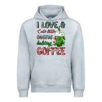 Heather Grey I Love A Cute Little Cactus Holding Coffee Urban Hoodie - FaDigitalArtStudio