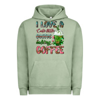 I Love A Cute Little Cactus Holding Coffee Urban Hoodie | Teevron