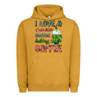Pigment Peanut Butter I Love A Cute Little Cactus Holding Coffee Urban Hoodie - FaDigitalArtStudio