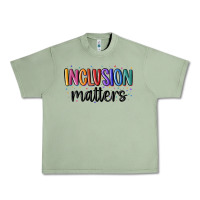 Oil Green ınclusion matters Urban Heavy Tee - MaliasSmallBusiness