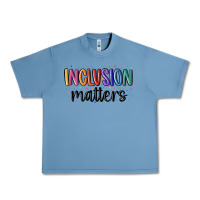 Pebble Blue ınclusion matters Urban Heavy Tee - MaliasSmallBusiness