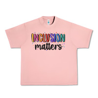 Salmon ınclusion matters Urban Heavy Tee - MaliasSmallBusiness