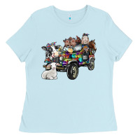 Baby Blue farm life Ladies Tee - SublimationCraftShop