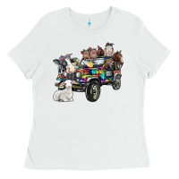 White farm life Ladies Tee - SublimationCraftShop