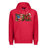 Cardinal Army christmas love 4th Of July Premium Hoodie - HowdyJamesFarm