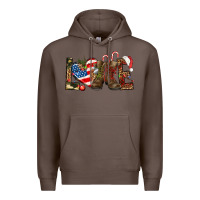 Coffee Army christmas love 4th Of July Premium Hoodie - HowdyJamesFarm
