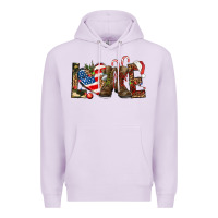 Lilac Army christmas love 4th Of July Premium Hoodie - HowdyJamesFarm