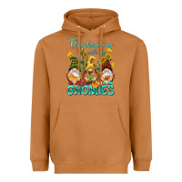 Meerkat Thanksgiving With My Gnomes Heavyweight Hoodie - NancyCooperArtShop