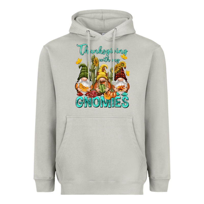 Thanksgiving With My Gnomes Heavyweight Hoodie by NancyCooperArtShop | Teevron