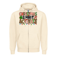 Sandshell christmas spirit activate Zipper Hoodie - Jasminsmagicworld