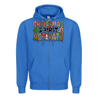 True Royal christmas spirit activate Zipper Hoodie - Jasminsmagicworld