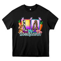 Black louisiana easter dady Heavy Core Tee - RacoonDesign