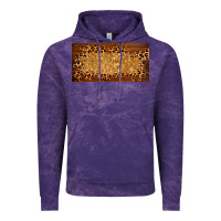 Cloud Purple wooden leopard glitter  license plate template Vintage Hoodie - BarkalooDesign