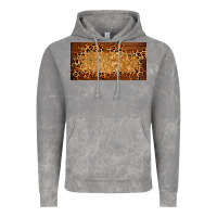 Cloud Rock wooden leopard glitter  license plate template Vintage Hoodie - BarkalooDesign