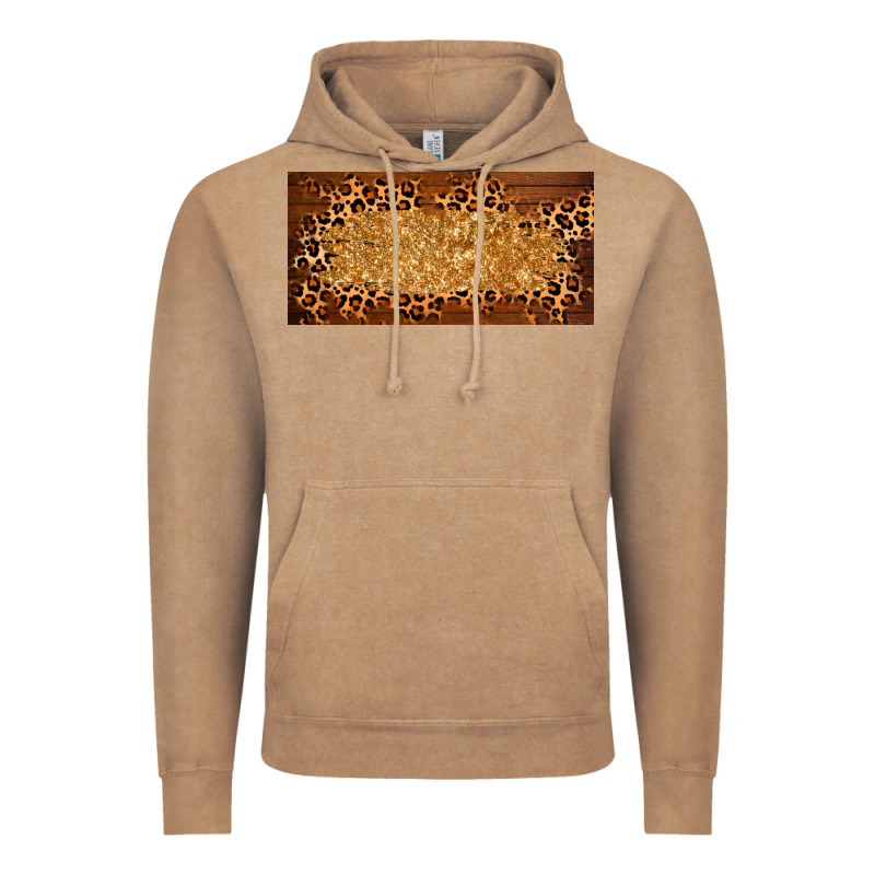 Wooden Leopard Glitter  License Plate Template Vintage Hoodie by BarkalooDesign | Teevron
