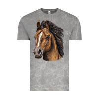 Cloud Rock quarter horse portrait Vintage Tee - LillyAllenDesigns