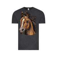 Vintage Black quarter horse portrait Vintage Tee - LillyAllenDesigns