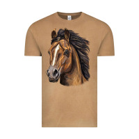 Vintage Camel quarter horse portrait Vintage Tee - LillyAllenDesigns