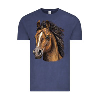 Vintage Denim quarter horse portrait Vintage Tee - LillyAllenDesigns